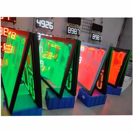 Display a LED professionale con segnaletica del prezzo del gas a LED da 16 pollici ad alta reputazione