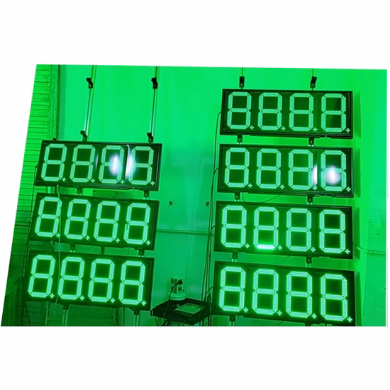 Segnale del prezzo del carburante a LED, display della stazione di servizio a LED