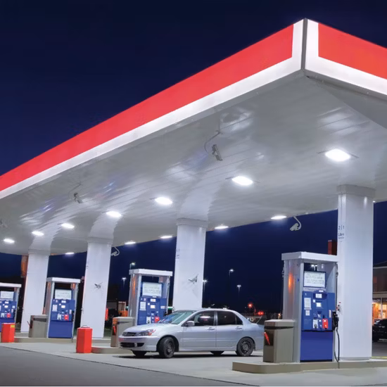 Luci commerciali all'aperto del baldacchino della stazione di servizio di ETL Dlc 100W 150W 200W 240W 300W LED
